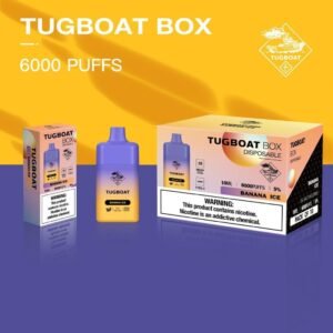 Tugboat Box 6000 Puffs Banana Ice