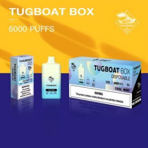 Tugboat Box 6000 Puffs Cool Mint 