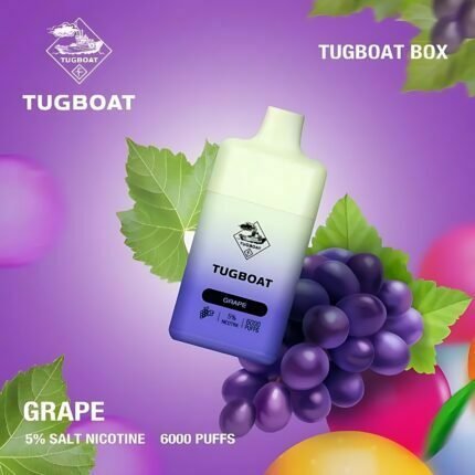 Tugboat Box 6000 Puffs Grape