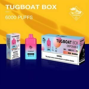 Tugboat Box 6000 Puffs Red Mamba