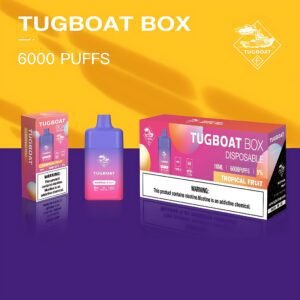 Tugboat Box 6000 Puffs Tropical Fruit