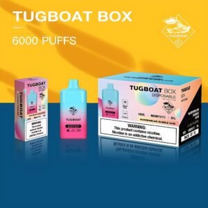 Tugboat Box 6000 Puffs Watermelon Bubble Gum