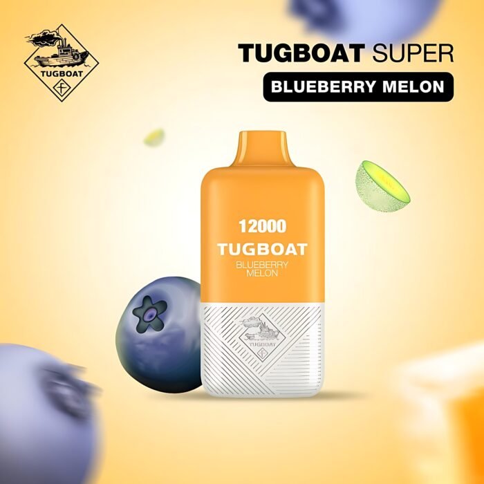 Tugboat Super 12000 Puffs Blueberry Melon