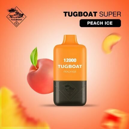 Tugboat Super 12000 Puffs Peach Ice