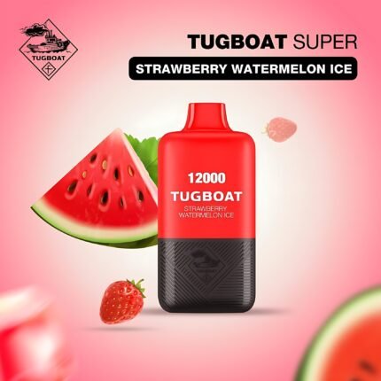 Tugboat Super 12000 Puffs Strawberry Watermelon Ice