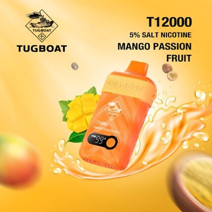Tugboat T12000 Mango Passion Fruit