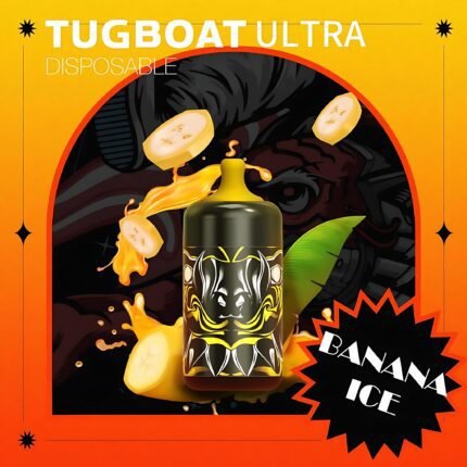 Tugboat Ultra Banana Ice 6000 Puffs  Disposable Vape