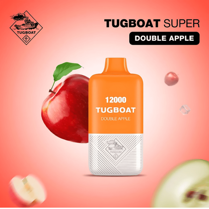 Tugboat Super Double Apple 12000 Puffs Disposable Vape