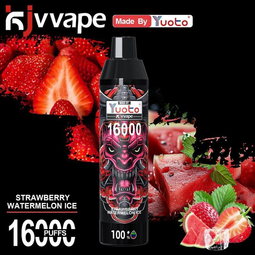 Best Yuoto 16000 Puffs Strawberry Watermelon Disposable ( KJV Vape ...