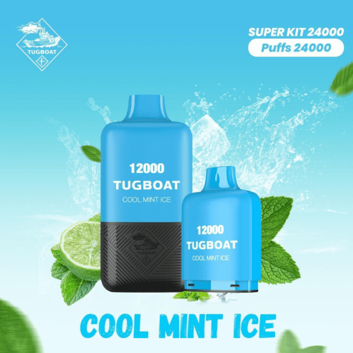 Tugboat Super Cool Mint Ice 24000 Puffs